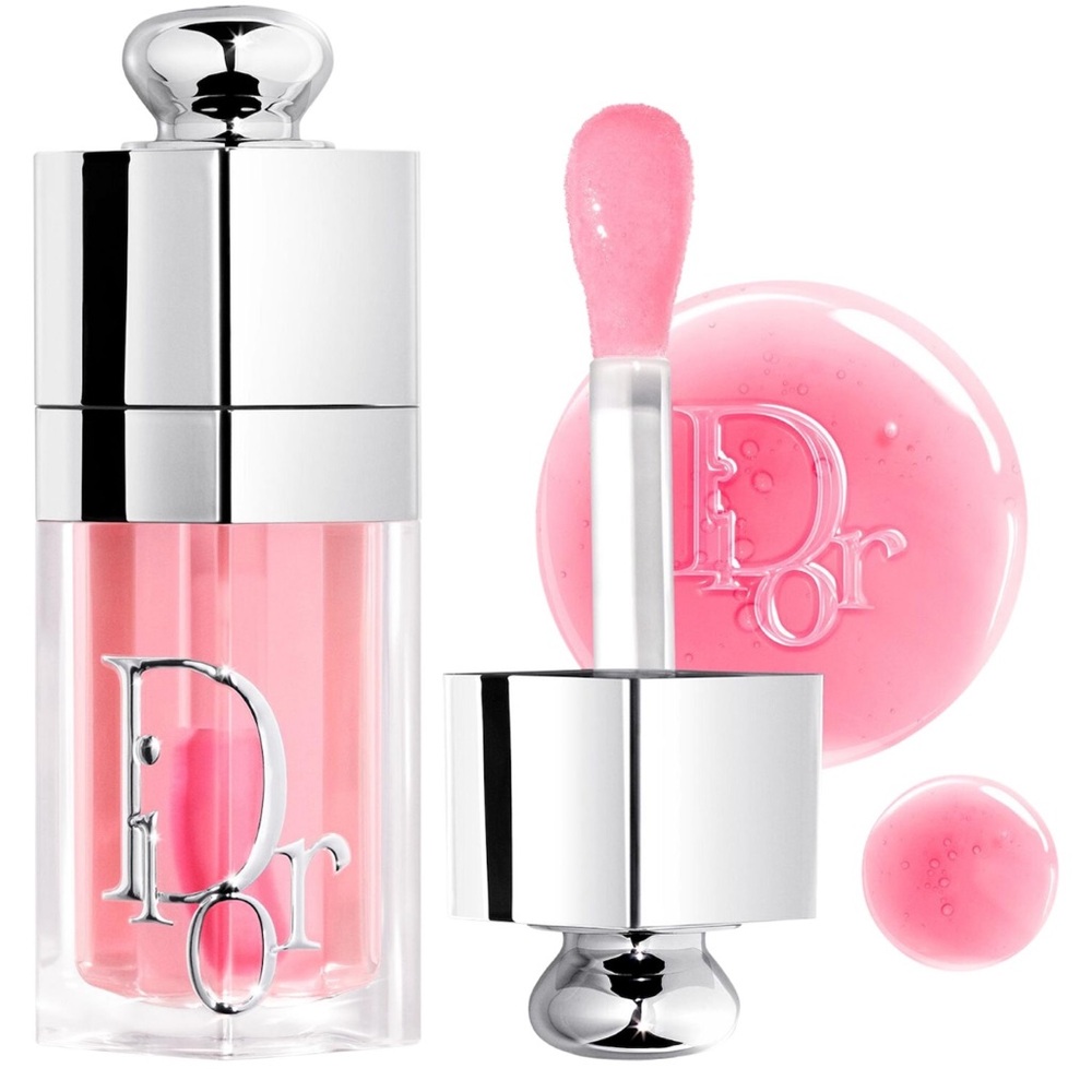 Dior Gold 2025 Holiday Cosmetic Bag  + Lip Oil 001 Pink NIB - Picture 4 of 9